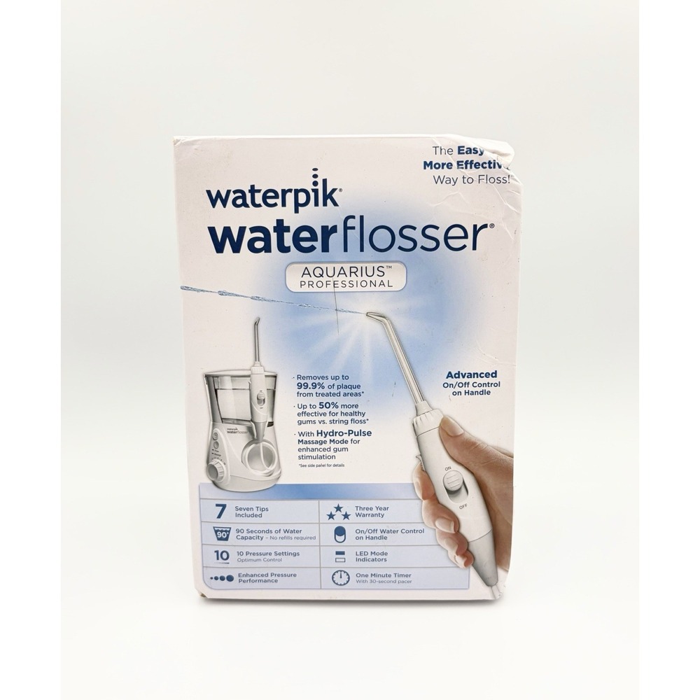 New Waterpik Aquarius Professional Water Flosser WP-660C Countertop Irrigator